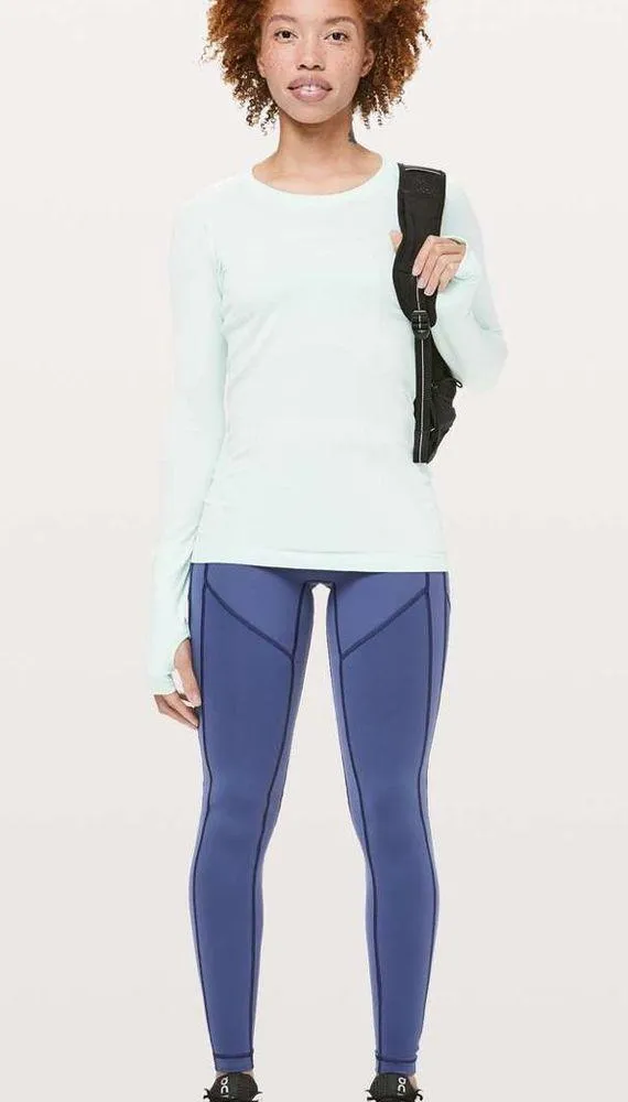 Lululemon All The Right Places Pant II Low Rise *28" Gatsby Blue size 2 - Image 7