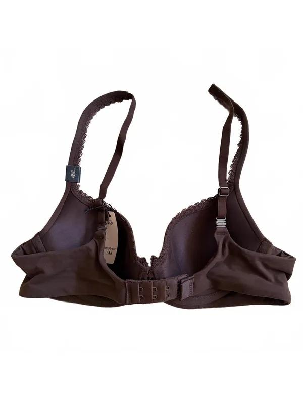 Victoria's Secret Perfect Shape Smooth Bra Chocolate Brown Women's Size 34A NWT - Image 3