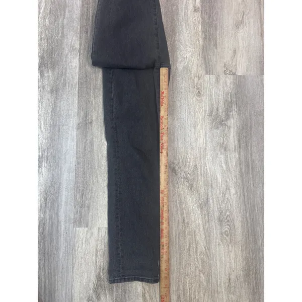 Madewell Curvy Perfect Vintage Jean High‎ Rise Tapered Black Lunar Wash Size 26 - Image 10