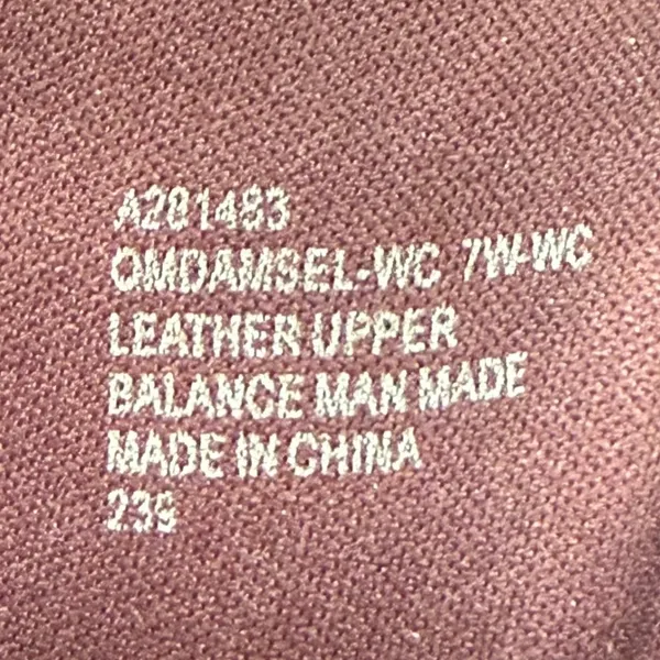 Marc Fisher Riding Boots Burgundy Leather Suede Buckle Wide Calf Womens 7W - Image 8