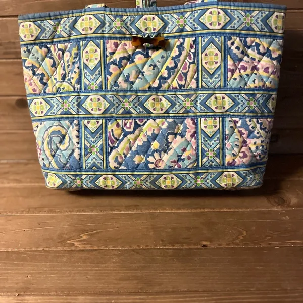 Vera Bradley Tote 14 x 10 lite blue women's handbag - Image 2