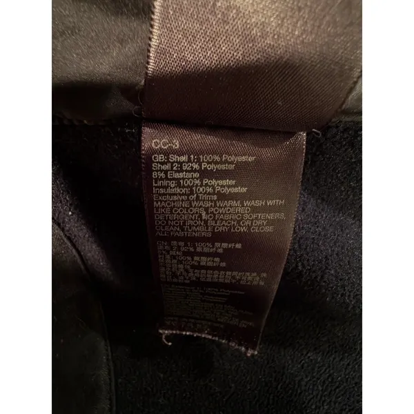 Marmot Womens‎ Medium Black Quilted Puffer Vest Stretch Panels Lightweight Zip - Image 9