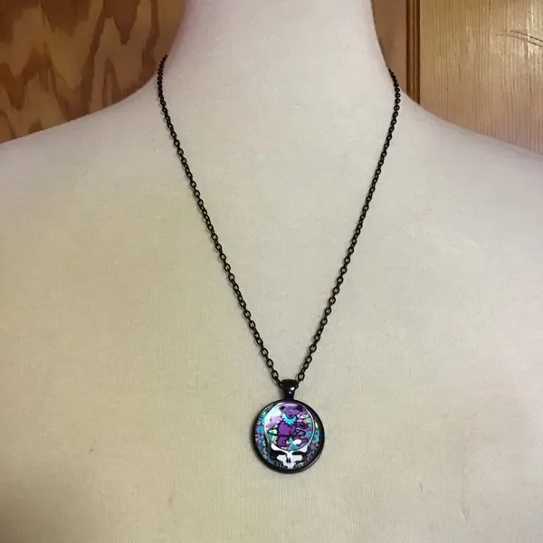 Grateful Dead hula hooping dancing bear necklace - Image 6