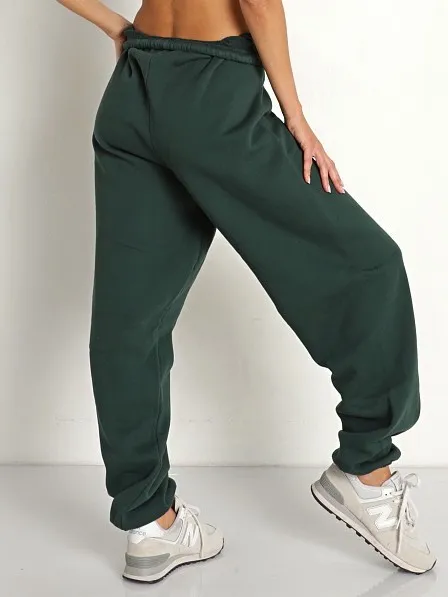 Joah Brown Oversized Jogger Dark Pine Green XS/Small - Image 3