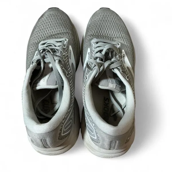 Brooks Ghost 14 Womens Grey Neutral Running Shoes 1203561B050 Size‎ 8 - Image 3