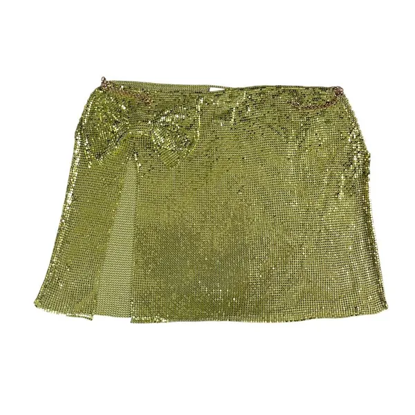 Repaired - Lovers‎ and Friends Silverlake Mini Skirt in Pear Green - Image 2