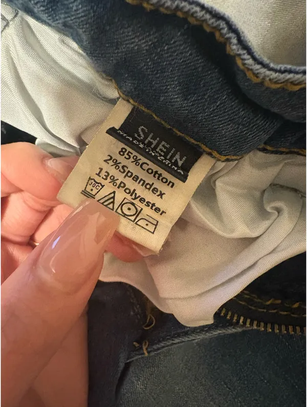 Blue low rise flare jeans - Image 5