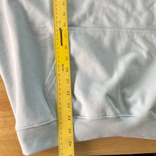 New Baby Blue "The Hashem Agenda" hoodie Sweater Size S Unisex - Image 8