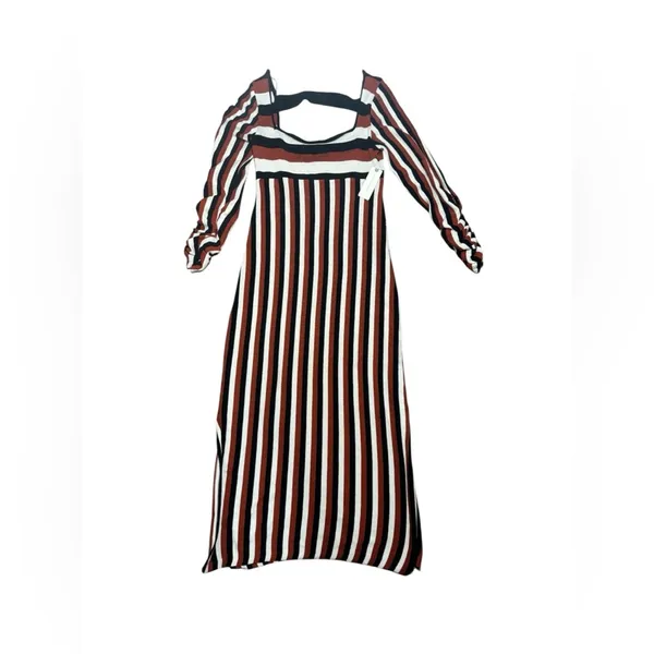 NWT Anthropologie Maeve Striped Sweater Midi Dress Size XS - Image 3