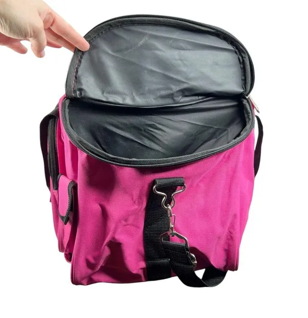NWT Totes Isotoner Bright Pink Travel Carry On Duffle Bag Luggage - Image 6