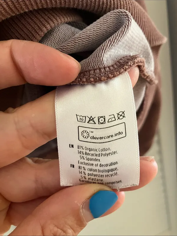 Tentree Dusty Rose Organic Cotton Crewneck Sweatshirt Size Small - Image 4