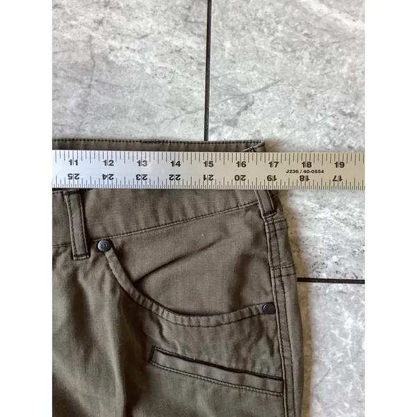 5.11 Tactical Series Womens Ripstop Pants Size 14 Regular Olive Brown Cargo TDU - Image 3