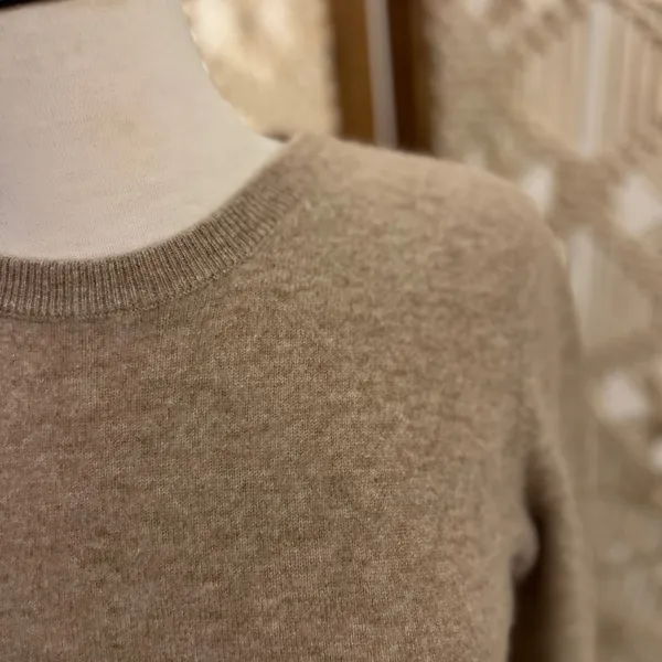 Quince Mongolian Cashmere Tan Women's Sweater - Image 3