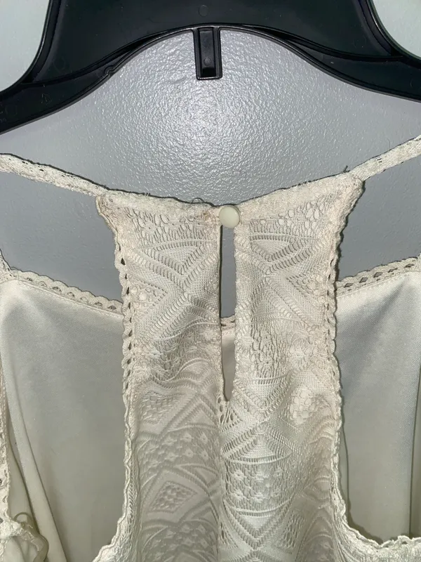 Cato White Flowy Shirt - Image 4