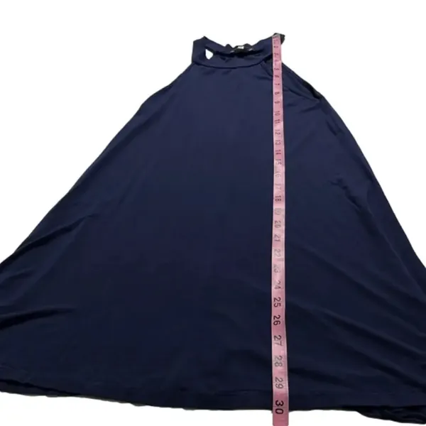 Charlotte Russe halter dress small dark blue‎ sleeveless dress spring summer - Image 4