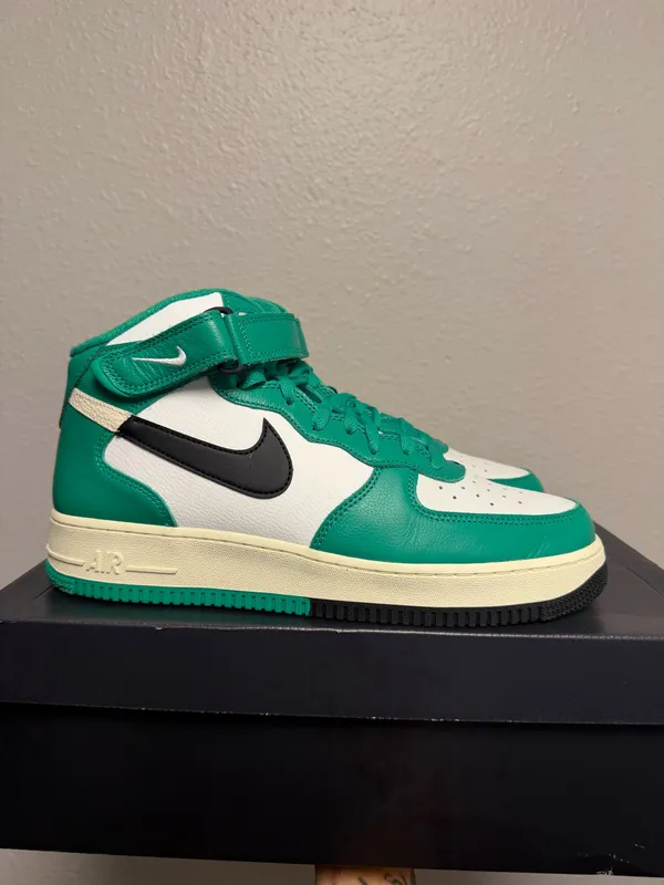 Nike Air Force 1 Mid ‘07 LV8 Split Green White Black DZ2554-100 Men’s 11 - Image 5