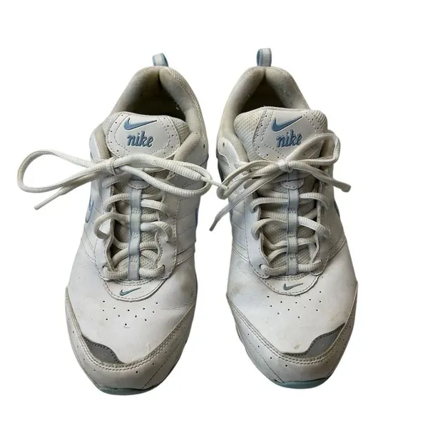 Nike Women's View II‎ Walking Sneakers White/Ice Rolling Rail Blue Size 9 - Image 3