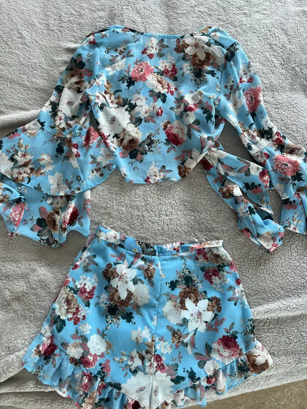 Floral Short Set Multi - Image 5