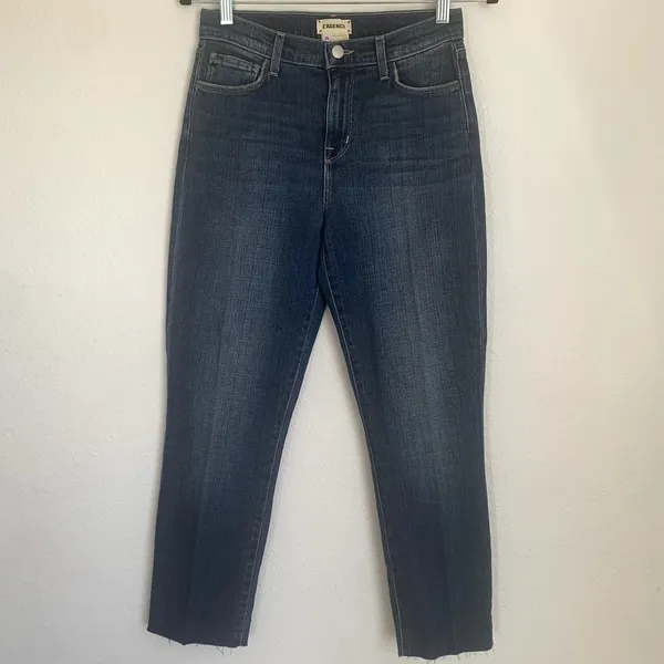 NEW L'AGENCE Sada Slim Cropped Jeans‎ in Sequoia - Image 3