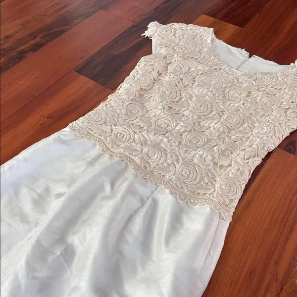 Silk wedding gown Size XS - Image 7