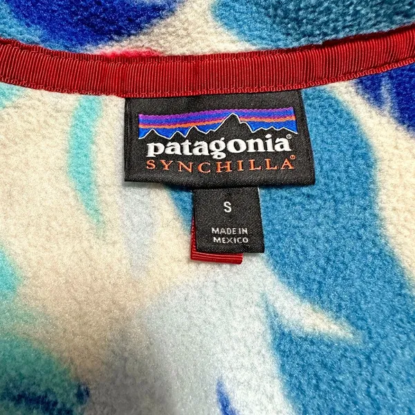 Patagonia Synchilla Snap-T Polyester Feather Dance Fleece Pullover - Image 9