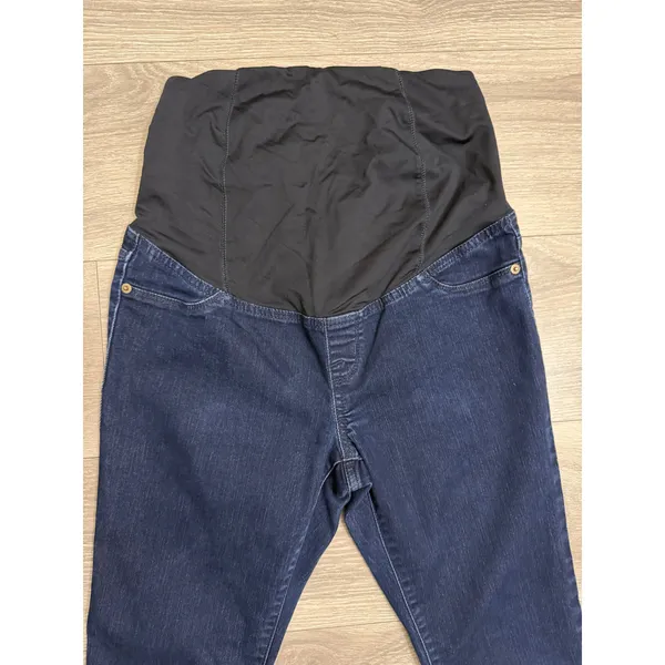 Isabel Maternity by Ingrid & Isabel‎ Dark Wash Skinny Jegging Blue Size 4/27R - Image 8