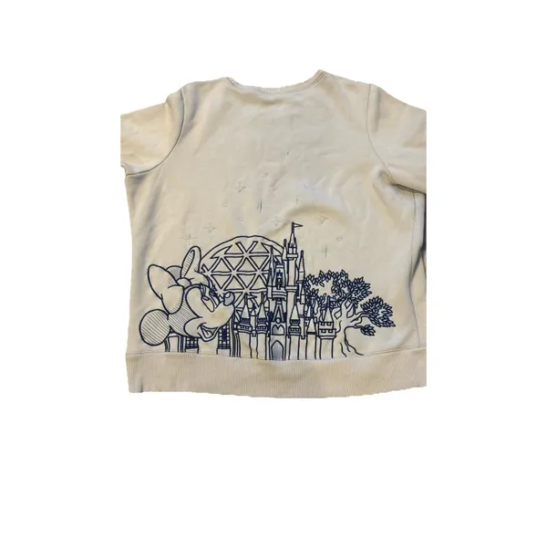 Walt Disney World 2018 Embroidery Adult Unisex 2XL Sweater Pullover Minnie Mouse - Image 2
