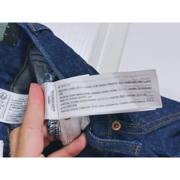 Abercrombie & Fitch Curve Love Low Rise Baggy Jeans Size 25 Long Dark Wash - Image 9