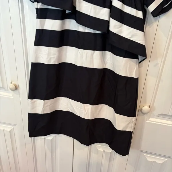Banana‎ Republic Navy And White Stripe Dress Size Medium - Image 4