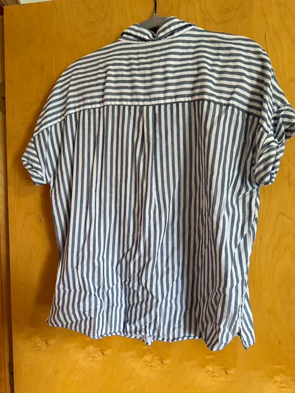 Banana Republic Striped Button Down - Image 3