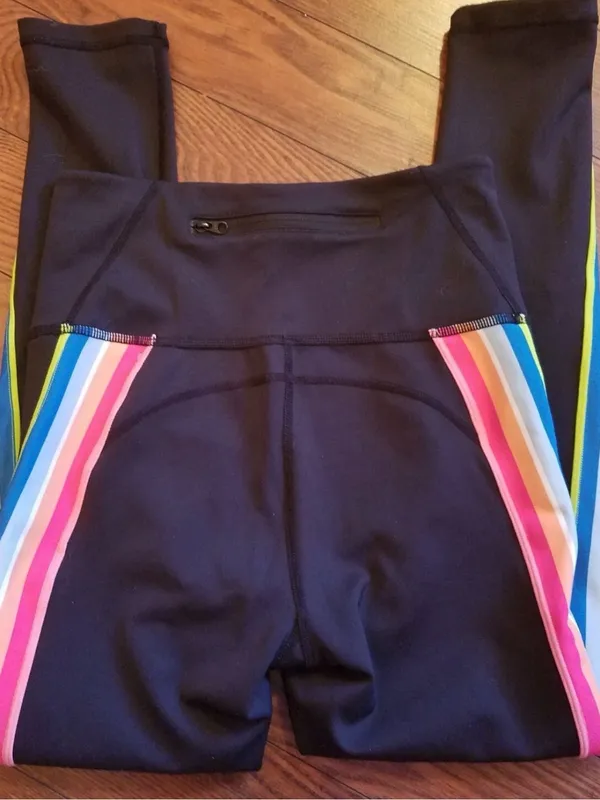 IVL Collective Leggings with Rainbow Side Stripe - Image 3