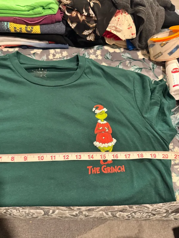 Dr. Seuss The Many Moods of The Grinch Graphic T-Shirt - Adult Medium Green - Image 8