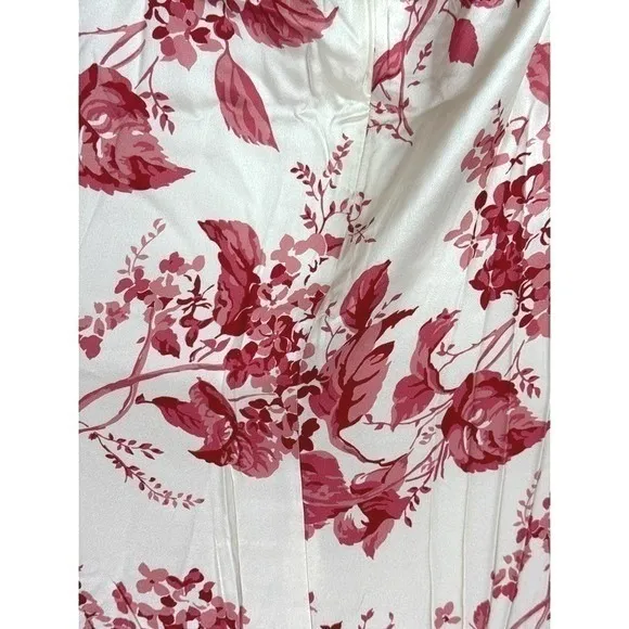 Reformation Sianna Silk Dress In Paris Floral Statin Prarie Sz. 10 NWT Coquette‎ - Image 7