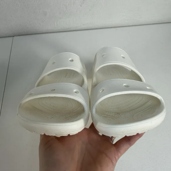 Crocs Mens 8 Womens‎ 10 Classic Sandal Two Strap Slide Unisex Comfort Sandal - Image 8