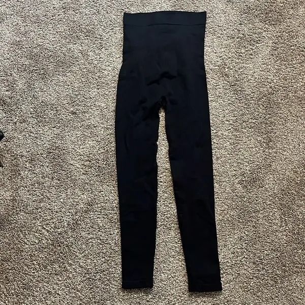 BLANQI Everyday Maternity‎ Belly Support Full Length Black Leggings Small - Image 5