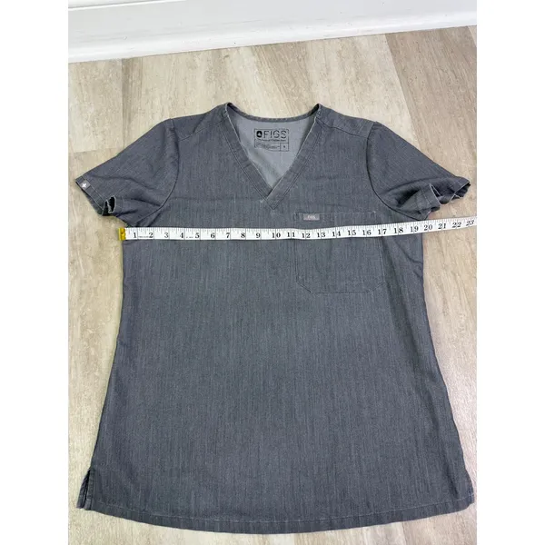 Figs Catarina One-Pocket Scrub Top Graphite Gray Size Small FW1000 - Image 3