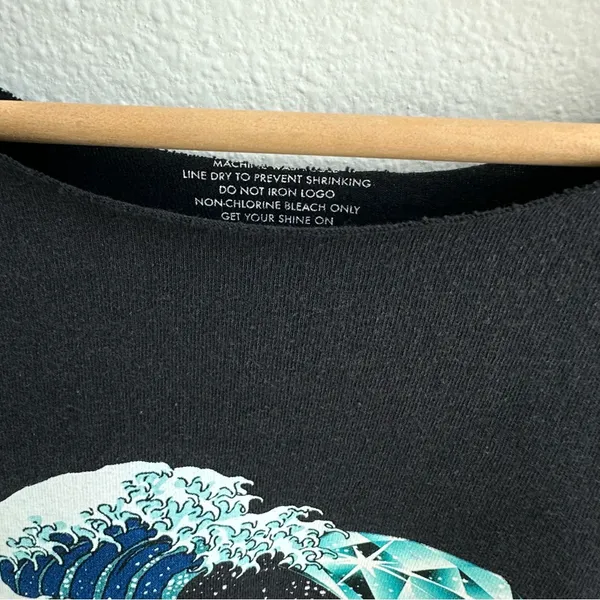 Diamond Supply Co. Off the Shoulder Cropped Tee - Image 3