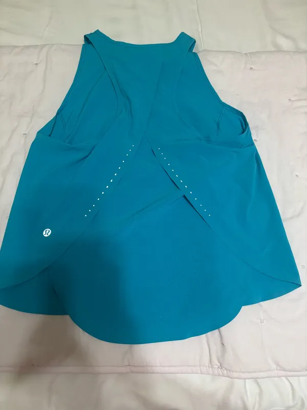 Lululemon Swift Ventilated Racerback Running Tank Top Turquoise Tide - Image 2