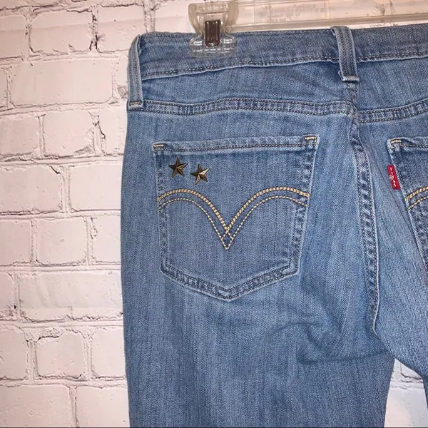Levi’s 535 Super Skinny‎ Distressed Denim Jeans - Image 7