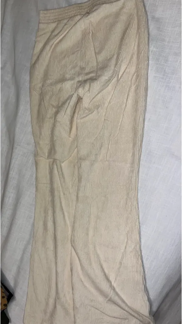 Aerie Groove On Velour Flare Ribbed Pants - Image 2
