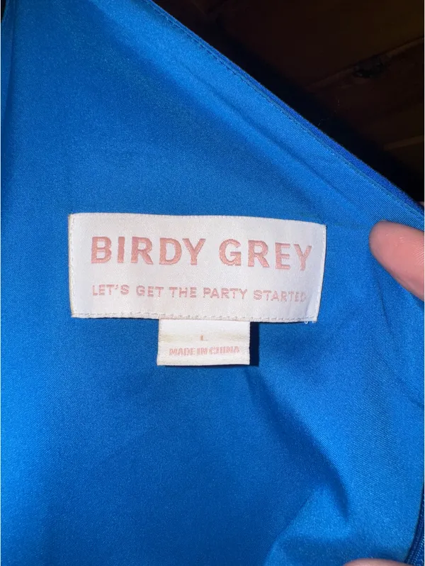 Birdy Grey Bridesmaid Dress Blue - Image 3