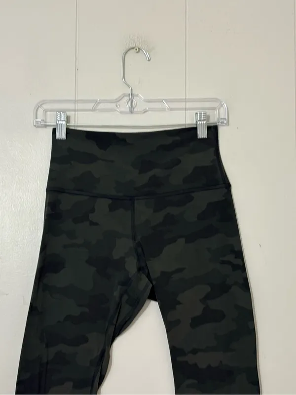 Lululemon Align High Rise Pant 28” Heritage 365 Camo Deep Coal Multi Size 6 - Image 2