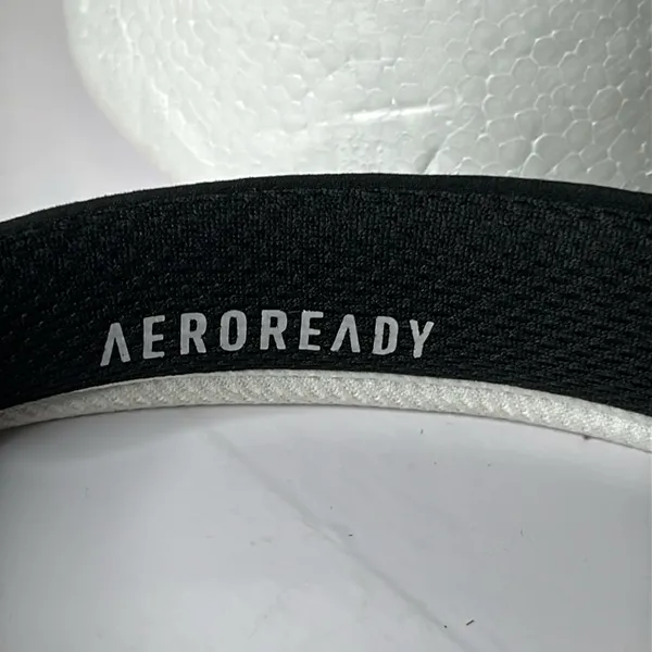 adidas Women's Match Visor One Size Black/ White areoready embriomed - Image 9