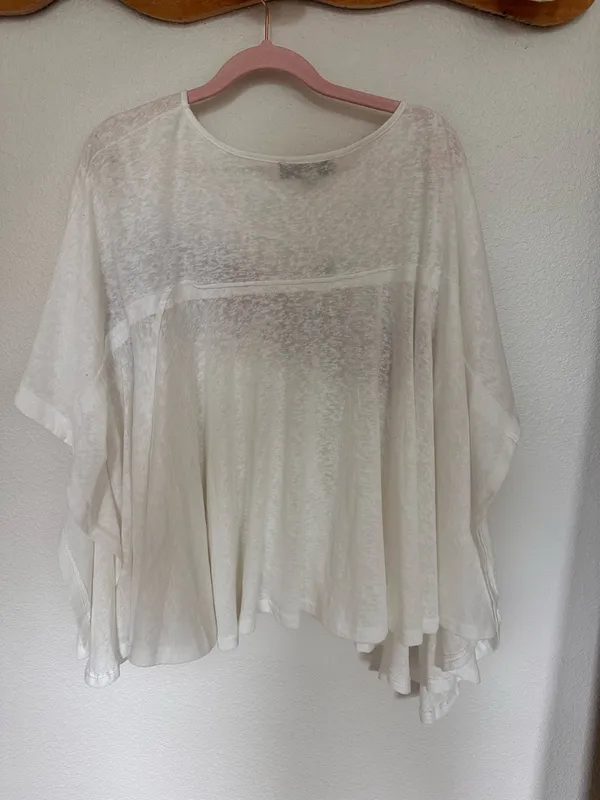 Cavenders flowy top White - Image 2