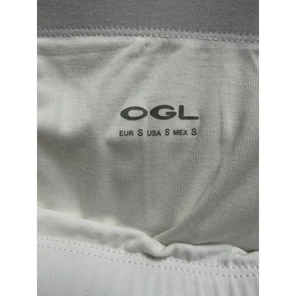 OGL Strapless Midi Dress Pure White Ruched Stretch A Line NWT Small - Image 4