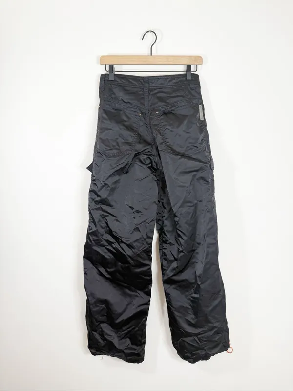 UNIF HTTP Pant Black Baggy Streetwear Size 25 Cargo - Image 3