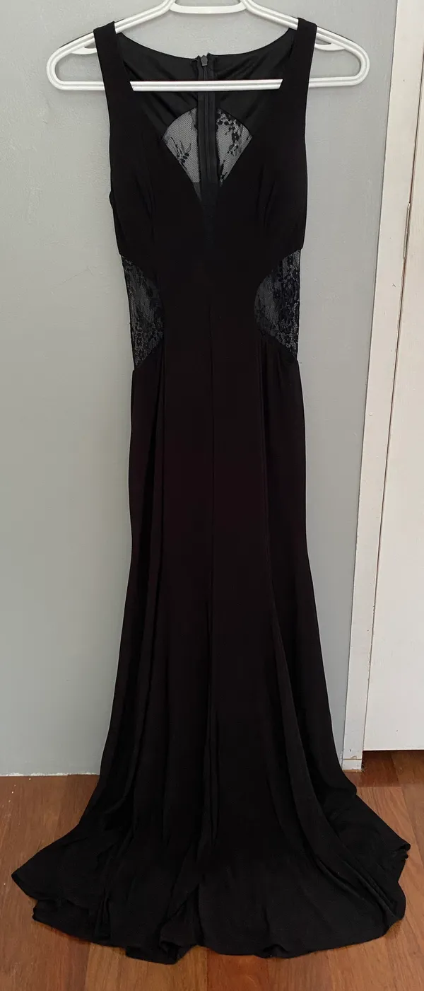 Dillard's Black Long Gown / Dress - Image 4