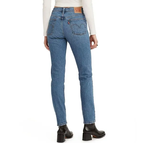 Levi’s 501 Skinny Jeans, Medium Indigo, Size 24, EUC - Image 2