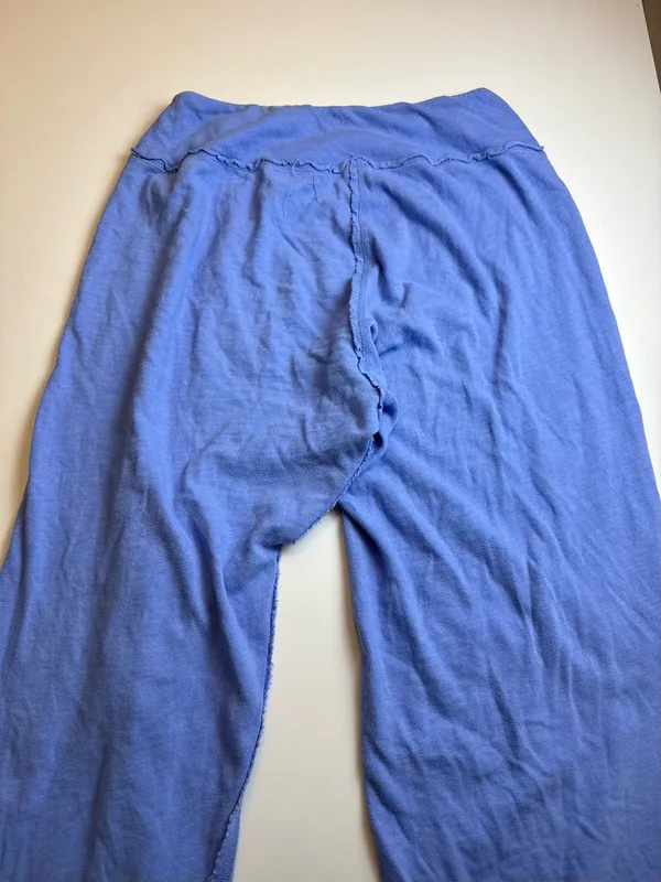 FREE PEOPLE Intimately‎ - Organic Cotton Blue Lounge Pants Size SP - Image 7