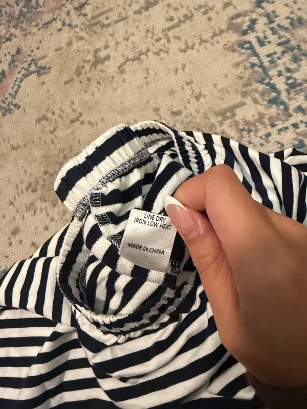 Shop Fancy Navy Striped Boxer Pants - Image 6